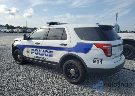 2015 Ford Explorer Police Interceptor from USA, damaged, VIN 1FM5K8AR8FGB52034